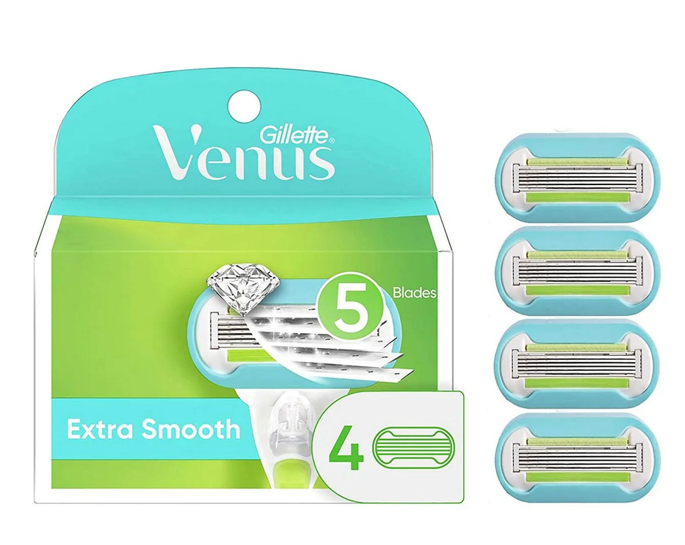 Сменные кассеты для бритвы Venus Embrace Extra Smooth 4 шт #1