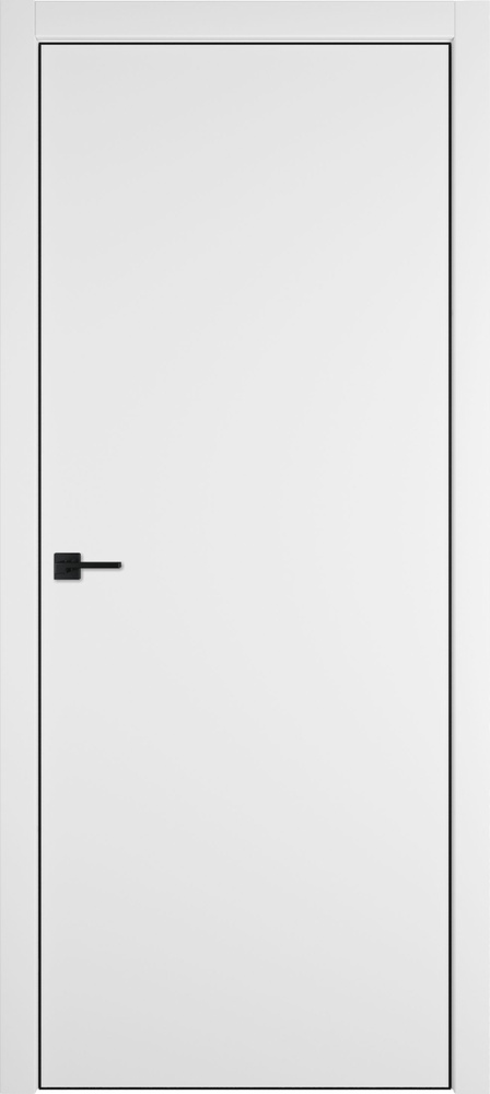 Владимирская Фабрика Дверей Дверь межкомнатная Emalex ice, МДФ, 900x2000, Глухая  #1