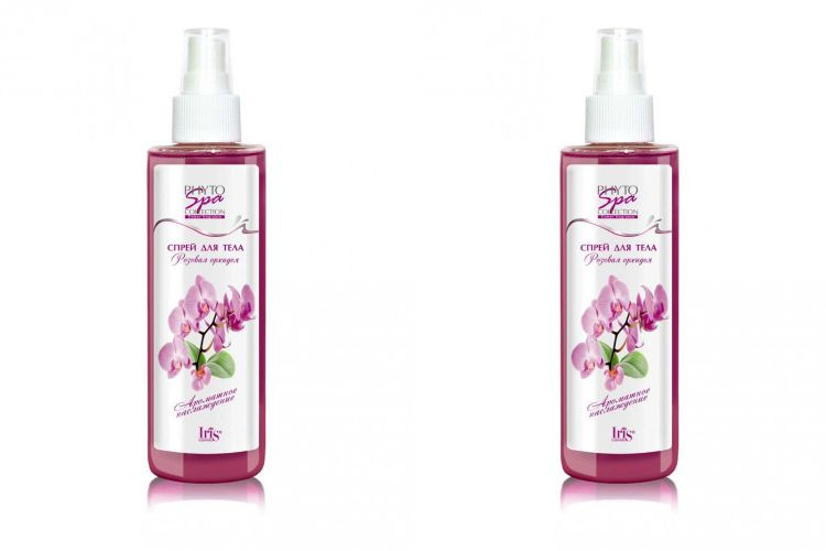Iris cosmetic Спрей для тела PHYTO SPA Fragrance, розовая орхидея, 200 мл, 2 уп  #1