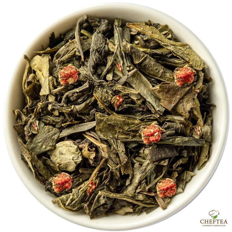 Зеленый чай "Земляника со сливками", 150 гр #1
