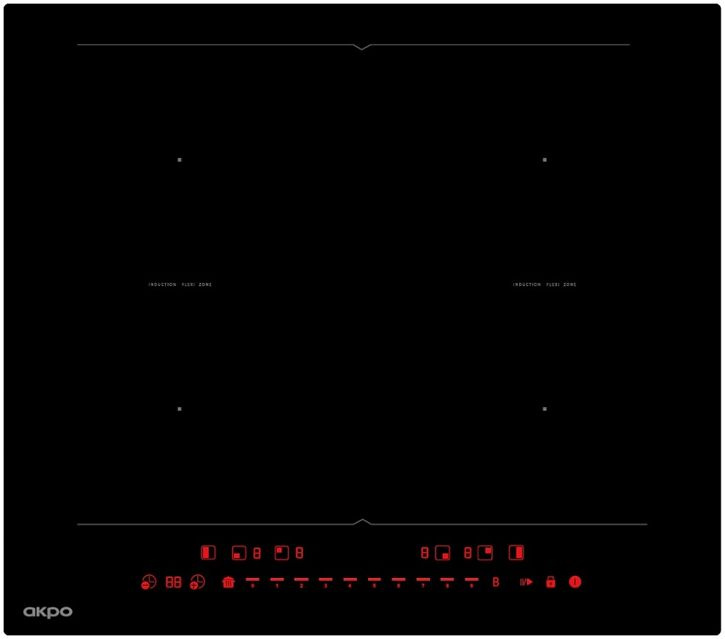 Akpo Индукционная варочная панель PIA 6094123FZ-2 BL, черный #1