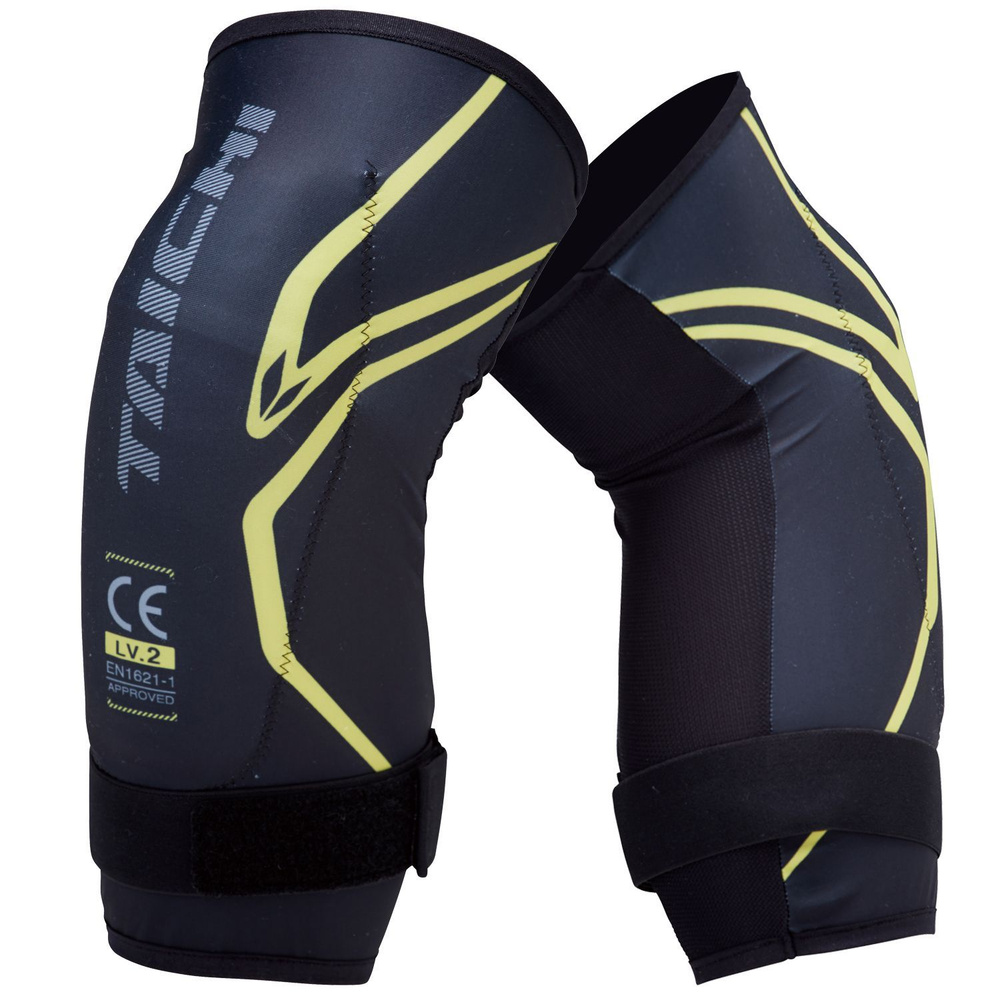 Мотонаколенники Taichi STEALTH CE(LV2) KNEE GUARDS Black/Yellow, L #1