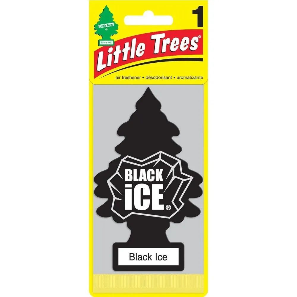 Little Trees Ароматизатор автомобильный, Черный лед #1
