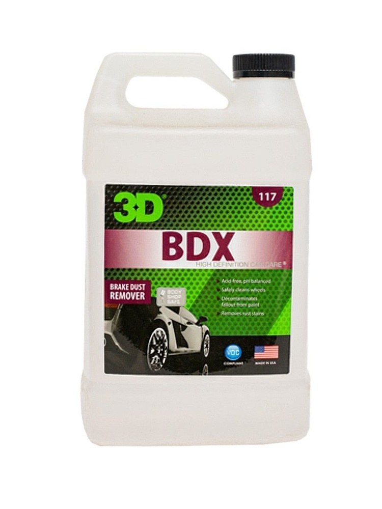 3D Brake Dust Remover BDX - средство для очистки дисков и ЛКП 3,78л #1