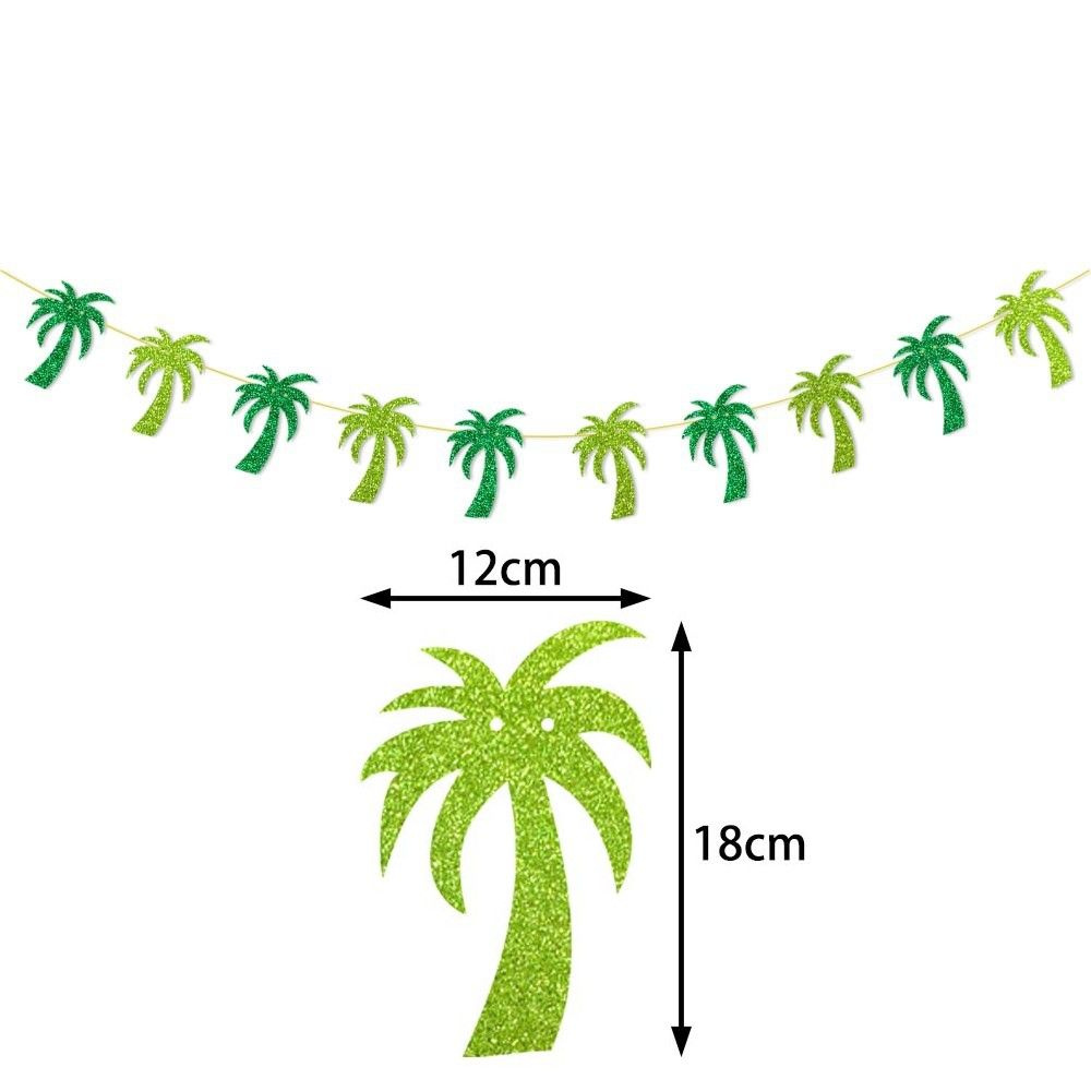 Гирлянда Пальмы 50 см, гавайская вечеринка #1