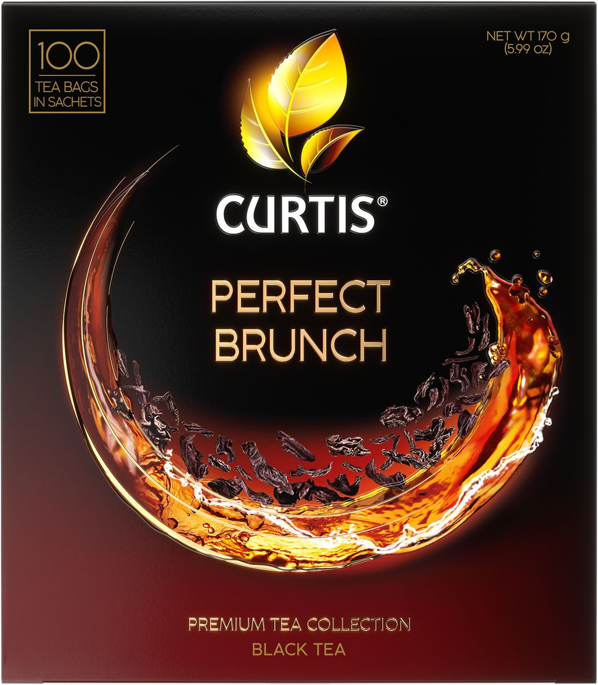 Чай черный Curtis Perfect Brunch пакетированный (1.7г x 100шт), 170г #1