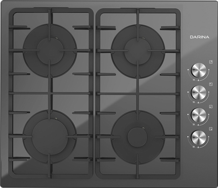 Газовая варочная поверхность Darina 1T1 BGC 341 12 B черная