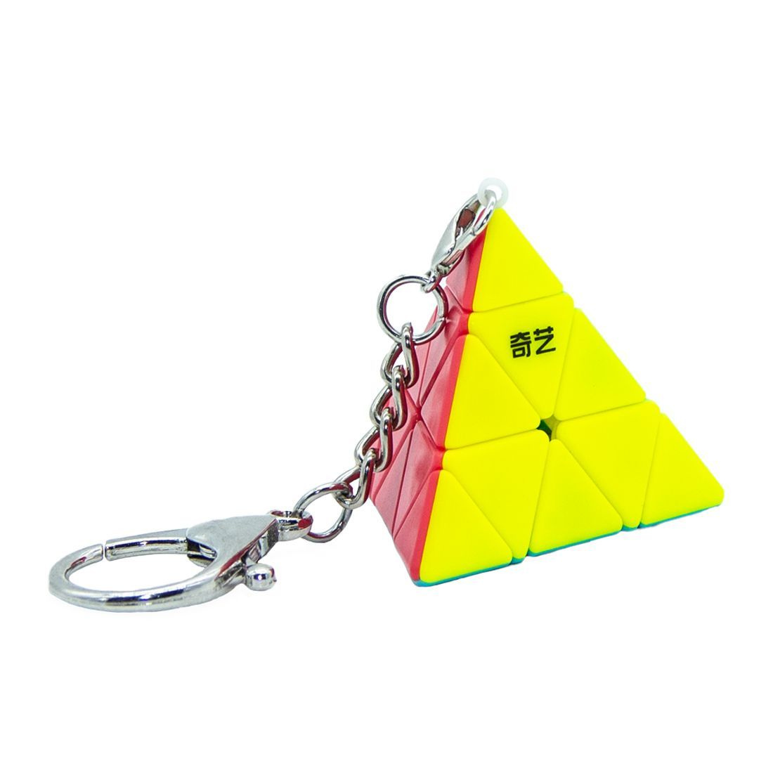 Брелок пирамидка Рубика QiYi Pyraminx keychain