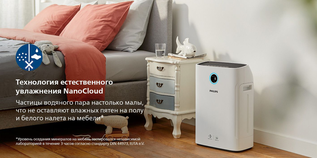 Технология естественного увлажнения NanoCloud