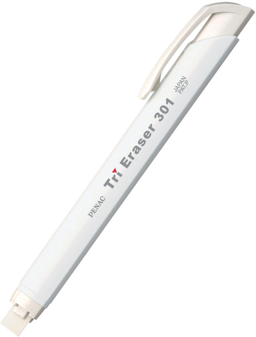 ЛастикавтоматическийPENACTRIERASERтреугольный,пластиковый,свозможностьюзаменыластика,корпусбелый
