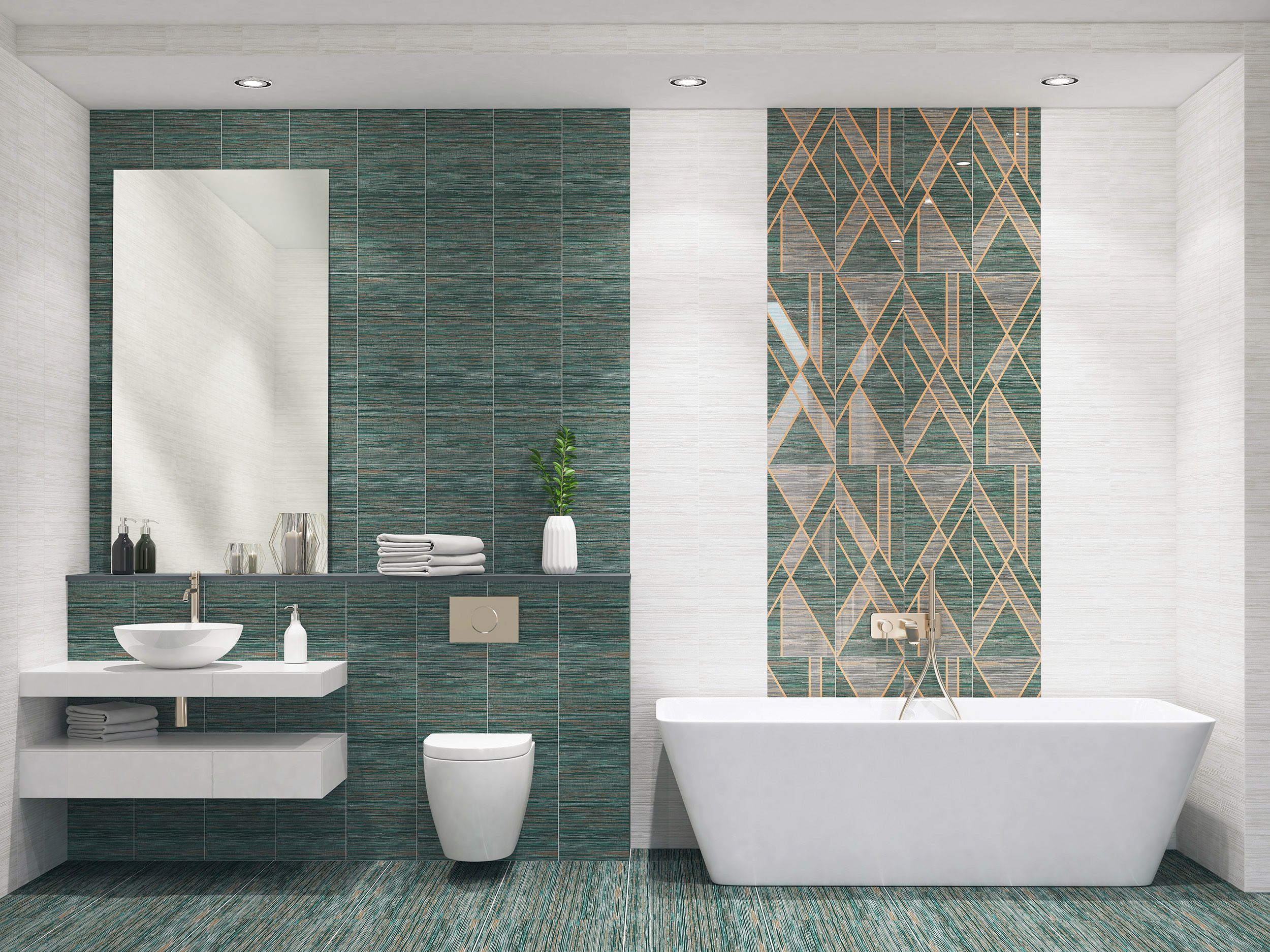 Плитка керамическая Eletto Ceramica TESSUTO настенная 70.9 см x 25.1 см ...