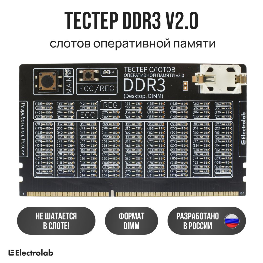 ТестерслотовоперативнойпамятиDDR3v2.0