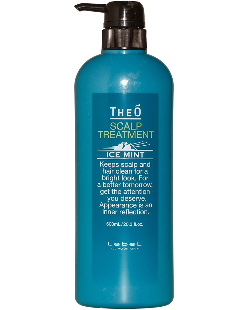 Lebel TheO Scalp Treatment Ice Mint Крем-уход для кожи головы и волос, 600 мл  #1