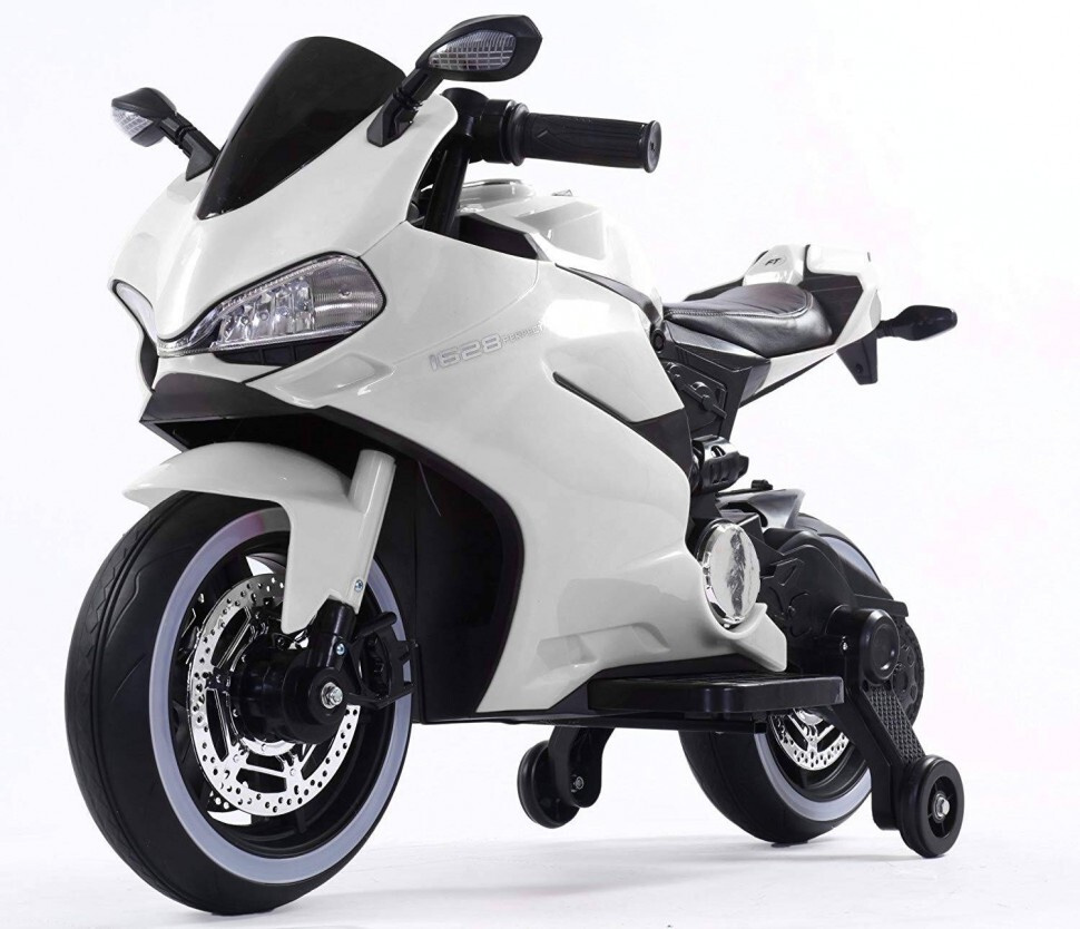 Детский электромотоцикл Ducati белый 12V - FT-1628-WHITE #1