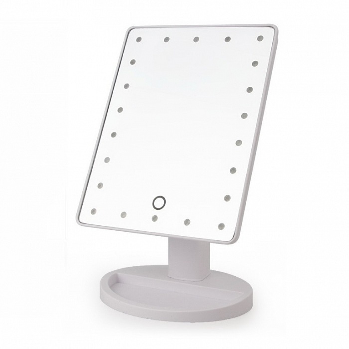 Косметическое зеркало для макияжа с подсветкой LEDZ с LED подсветкой  #1