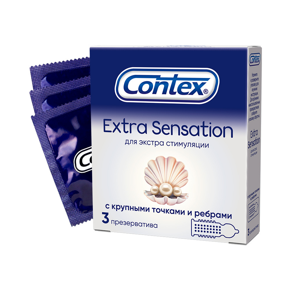 Презервативы Contex Extra Sensation, 3 шт. #1
