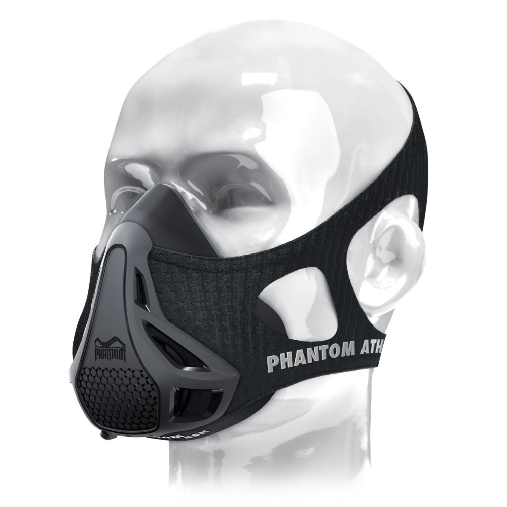  Тренировочная маска phantom training mask, черная M #1