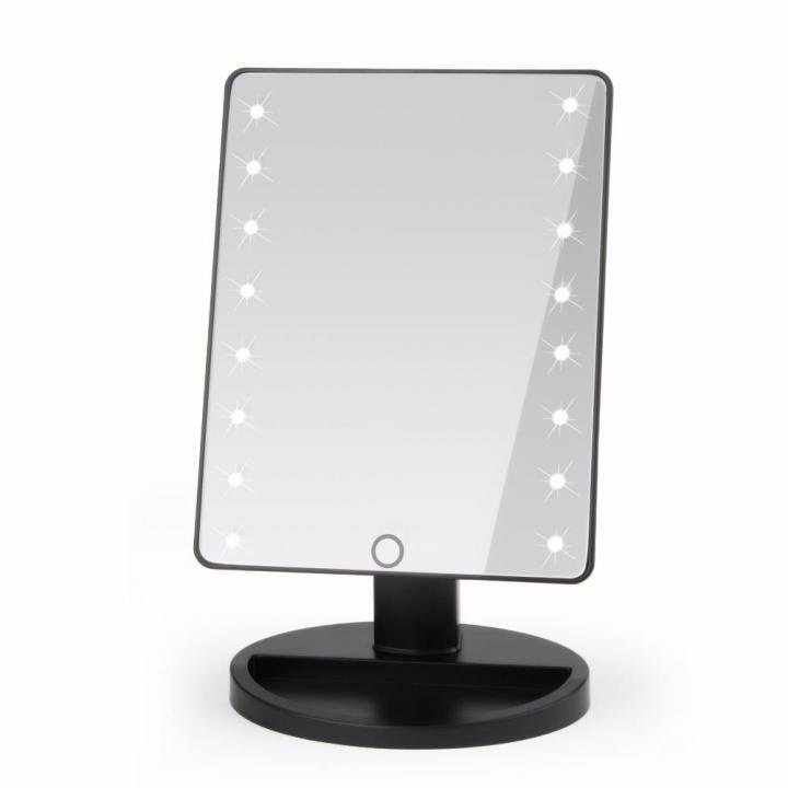 URM Large Led Mirror Косметическое зеркало с подсветкой (черный) Уцененный товар  #1