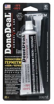 Герметик прокладка "DoneDeal " (85 г) (черный) Done Deal DD6712 #1