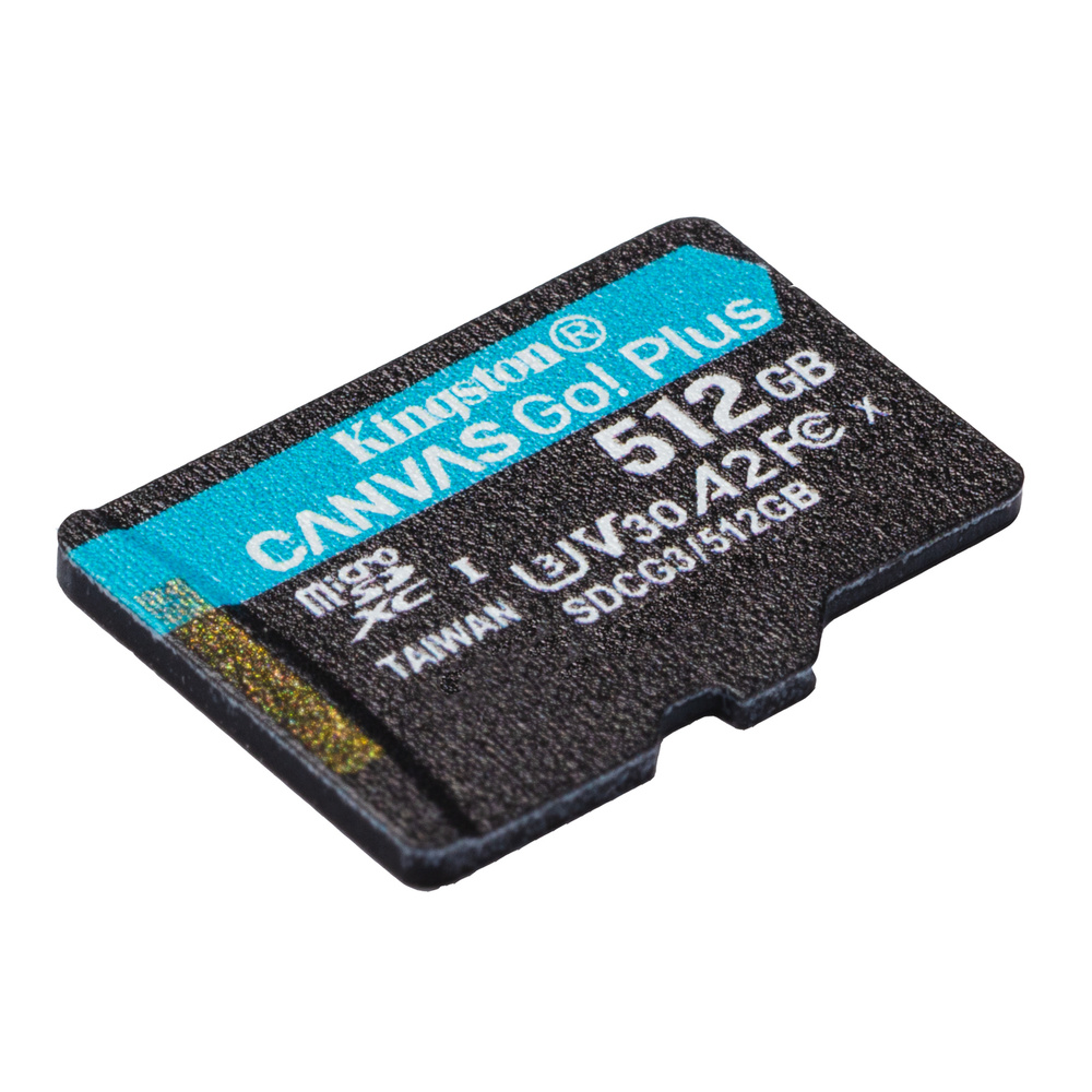 Флеш карта microSDXC 512Gb Class10 Kingston SDCG3/512GBSP Canvas Go! Plus w/o adapter #1