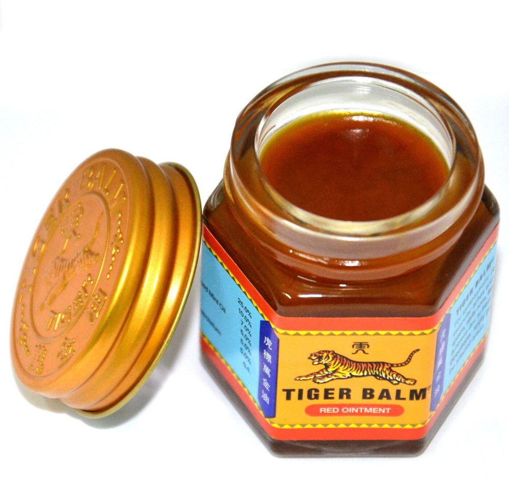 Tiger Balm RED Oitment / Тайский разогревающий тигровый бальзам, красный, 30г.  #1