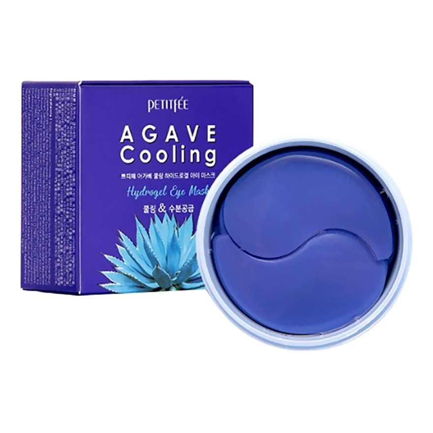 PETITFEE Увлажняющие патчи для глаз Agave Cooling Hydrogel Eye Mask, 60 шт #1