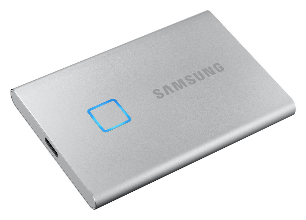 Твердотельный диск 2TB Samsung T7 Touch MU-PC2T0S, 3D NAND TLC, USB 3.2 Type-C (MU-PC2T0S/WW)  #1