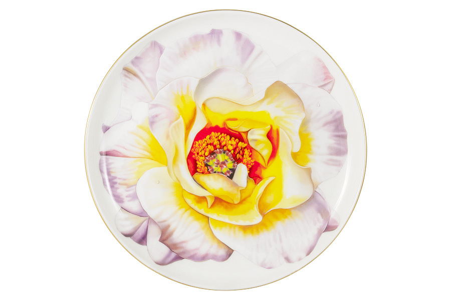 Anna Lafarg Emily Набор тарелок Flowers, 6 шт, Костяной фарфор, диаметр 19 см  #1