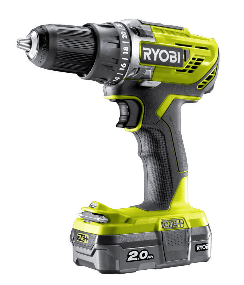 Дрель-шуруповерт аккумуляторная Ryobi R18DD3-120S ONE+ #1