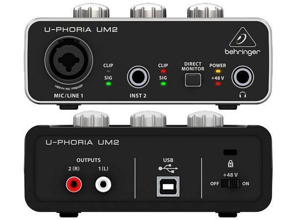 BEHRINGER UM2 внешний интерфейс USB #1