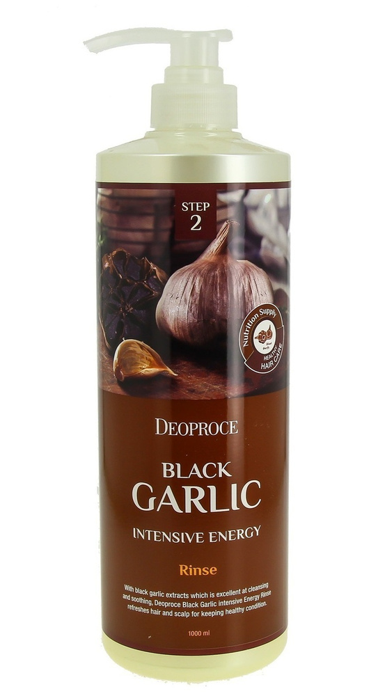 Deoproce Бальзам для волос с экстрактом черного чеснока Black Garlic Intensive Energy Rinse 1000 мл  #1