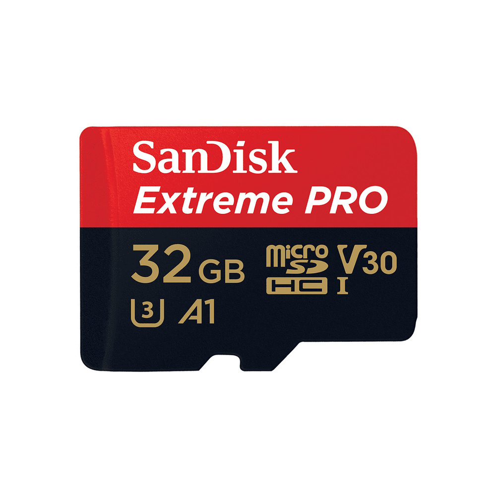 Карта памяти MicroSD 32GB SanDisk Class 10 Extreme Pro (100 Mb/s) + SD адаптер #1