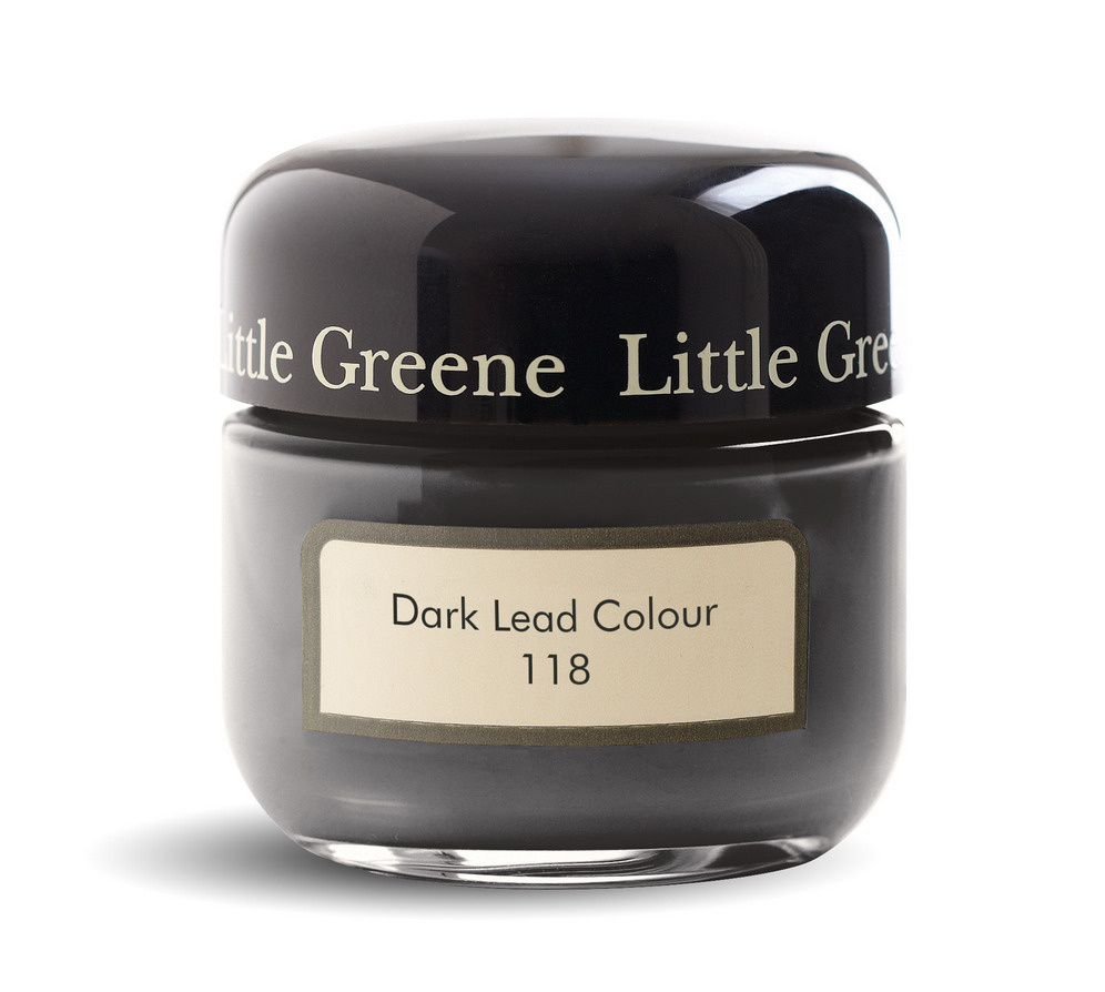 Пробник краски в/э акриловой Little Greene, цвет № 118, DARK LEAD COLOUR, 60 мл  #1