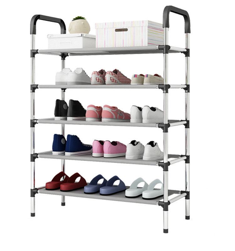 Этажерка для хранения обуви, Black, easyroom, Металлическая, 5 полок, 60 см х 30 см х 80 см  #1