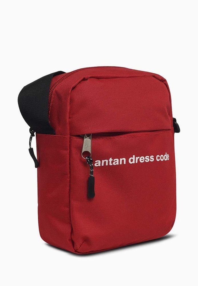 8-41 А Текстиль ПЭ/красный ANTAN сумка мужская на плечо, сумка мужская через плечо, Cagia, планшет  #1