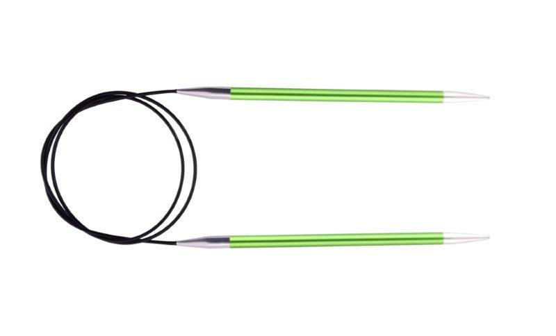 47127 Спицы круговые для вязания с эластичной гибкой леской 80 х 3.50 мм Zing KnitPro  #1