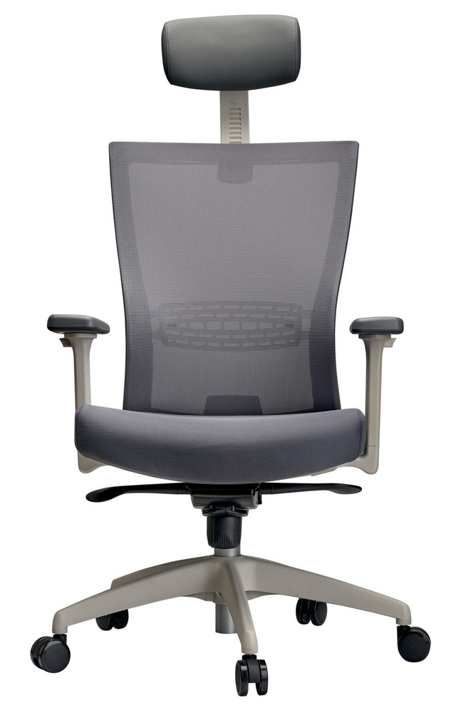 SCHAIRS Офисное кресло, Сетка, Ткань, серый #1