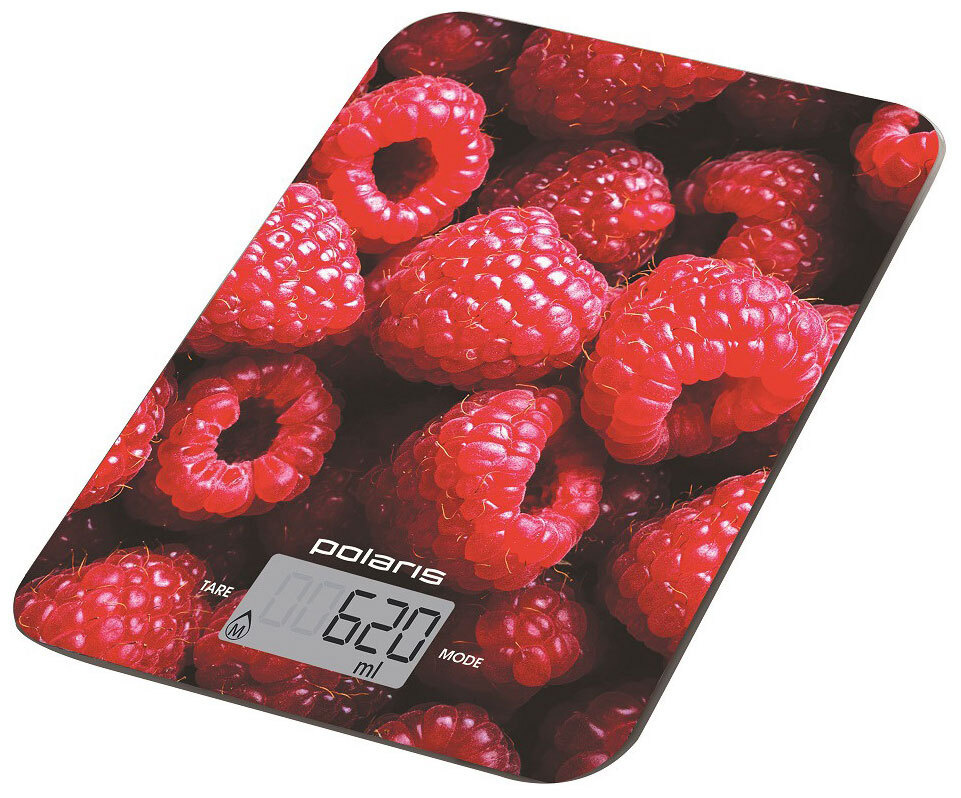 Polaris Электронные кухонные весы PKS 1068DG Raspberry, красный #1
