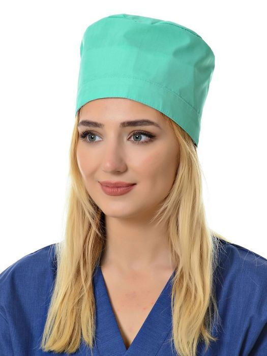 Колпак медицинский чепчик MedicalWear / шапочка для хирургов / поварской колпак / медицинская одежда, #1