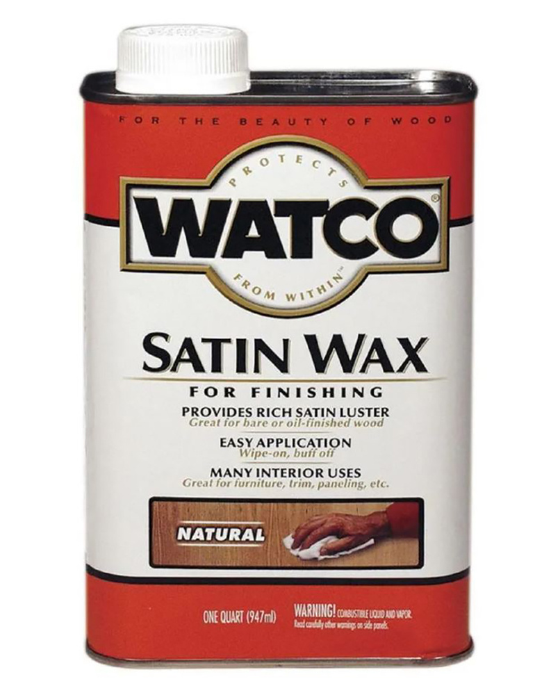 Воск финишный Watco Satin Wax светлый полуматовый 0,946 л #1