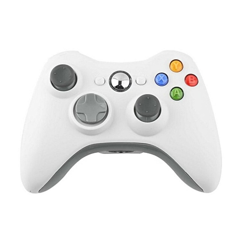 Геймпад Джостик Беспроводной для Xbox 360 Белый Wireless Controller (Bluetooth)  #1