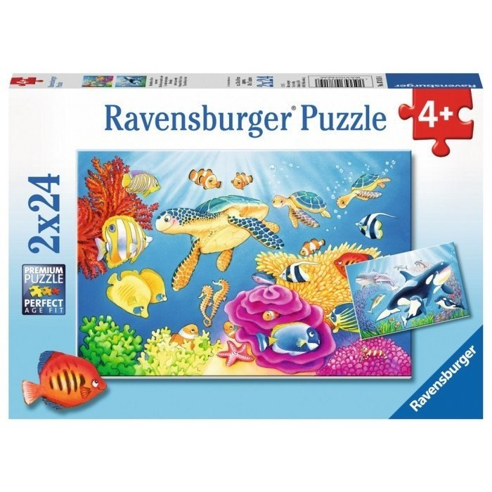 Пазл Ravensburger  На глубине моря, 2х24 эл., R07815 #1