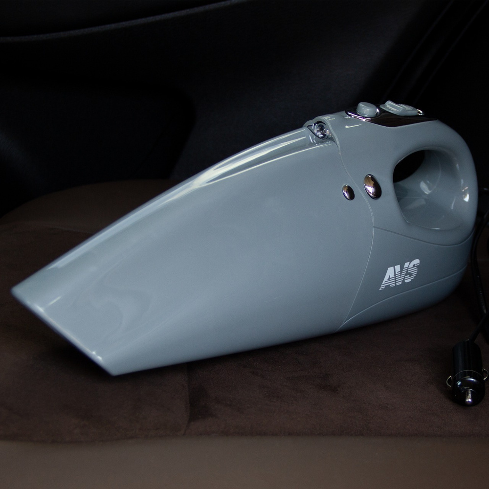 Автомобильный пылесос AVS Turbo PA-1020 (автопылесос ручной, портативный, вакуумный) 3 насадки - A80860S #1