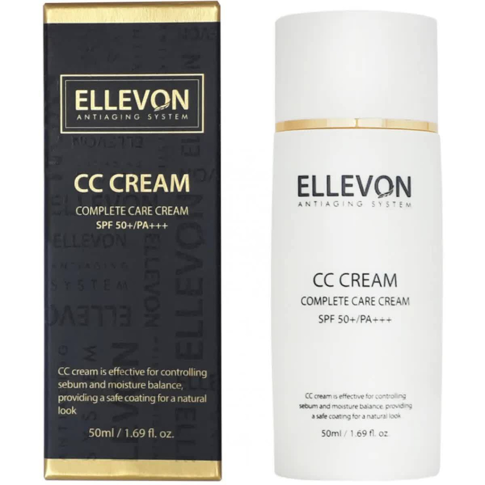 Многофункциональный СС крем Ellevon Cream Complete Care Cream Spf50+/pa+++, 50 мл  #1