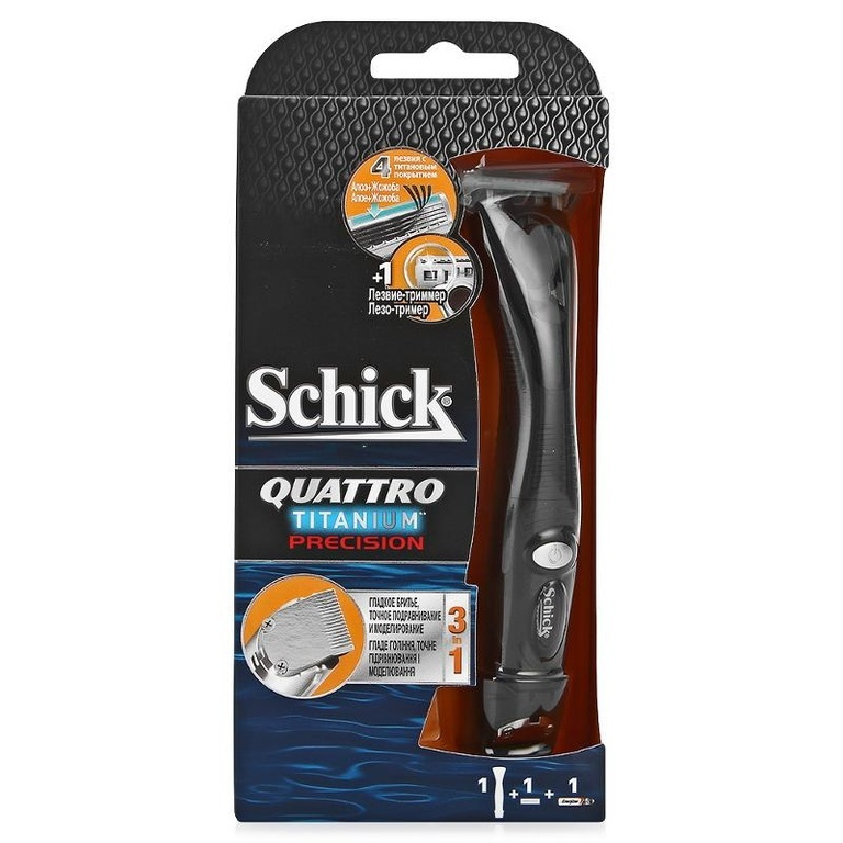 Wilkinson Sword QUATTRO PRECISION / Бритвенный станок с триммером. #1