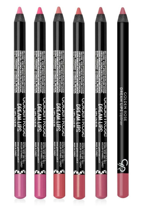 Golden Rose Комплект карандашей для губ Dream Lips Lipliner 6 штук GRDLL-MIX/3-507-508-505-506-512-521 #1
