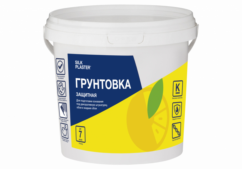 SILK PLASTER Грунтовка Гидроизоляционная, Влагозащитная 1 л 1 кг  #1