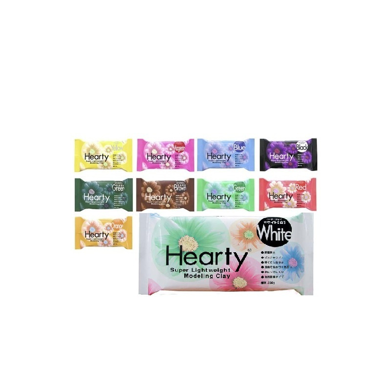 Набор полимерной глины Padico Hearty 9*50 г.+ Hearty White 200 г. #1