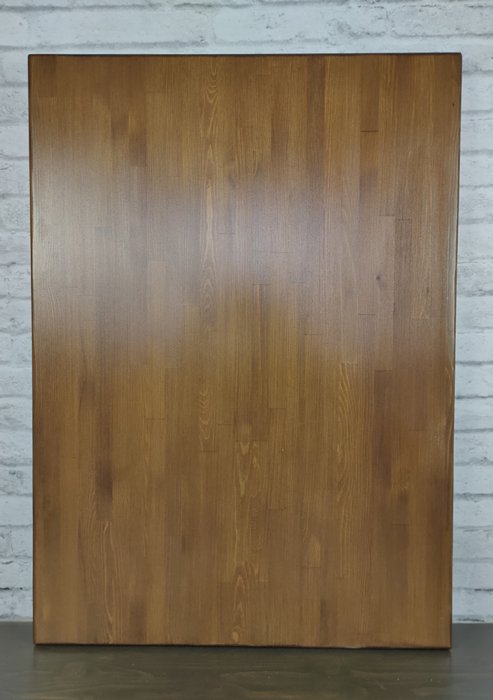 Столешница деревянная для стола, 120x75х4 см, цвет тёмный дуб  #1