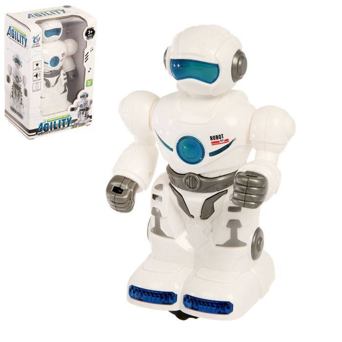 Робот Странник, световые и звуковые эффекты, работает от батареек  #1